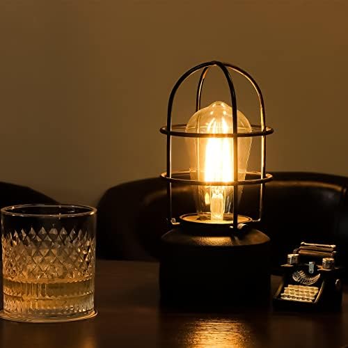 Haian Small Touch Table Lamps, lâmpada de cabeceira industrial de 3 vias para espaços pequenos, lâmpada de mesa de cabeceira