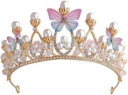 SunShinesmile Bride Butterfly Crown Bride Witchband Bridal Tiaras Crystal Wedding Hair Acessórios Tiara e coroa para mulheres