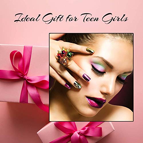 Kits de maquiagem para adolescentes - Love Make Up Gift para jovens adolescentes ou meninas - inclui paleta de sombras com