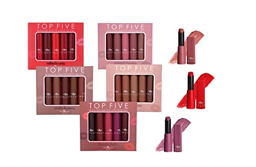 Dealplusdeal Italia Deluxe Top Five Lipstick - Mousse fosco 5 Bato