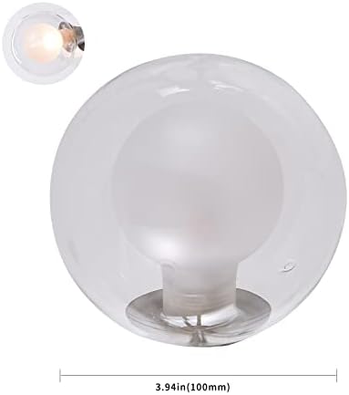 Globos de vidro Lamp Shade 3,94 Sputnik Chandelier Substituição Adequado para o suporte da lâmpada G9
