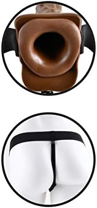 Produtos de tubulação Fantasia de Fetish Fetish 7 Strap Hollow com Balls Brown