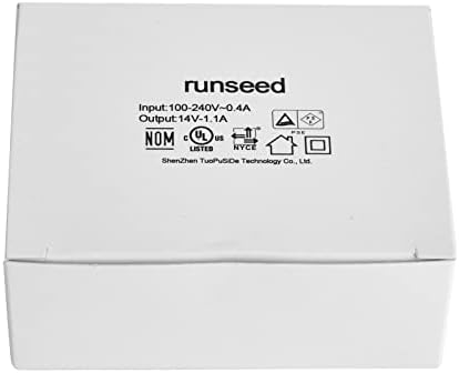 Adaptador de potência CA RuNeed G1028 14V 1.1A 15W para o Google Home Hub, Google Nest Hub, Google Nest Mini, Google