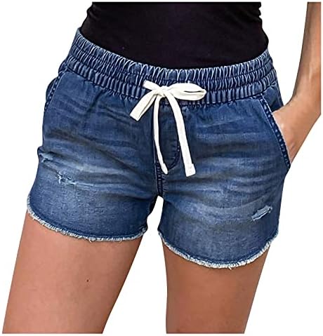 Calça de jeans de cintura alta da moda feminina para mulheres zíperas de jeans curtos de jeans curtos jeans de zíper