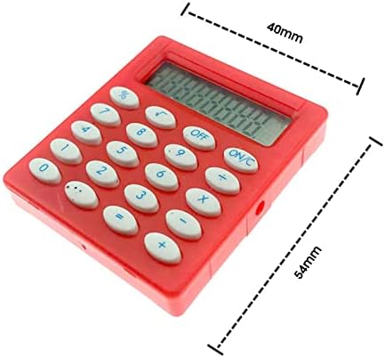 Mini calculadora Yamaler, calculadora de mesa de bolso de 8pcs