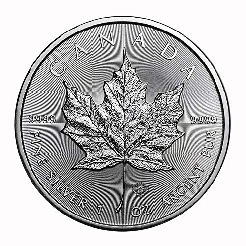 2019 1 onça canadense silver bordo folha $ 5 brilhante não circulado
