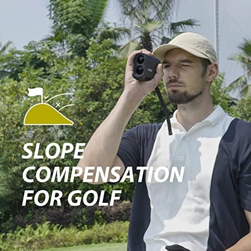 GOGOGO SPORT VPRO Laser Rangefinder para Golf & Hunting Range Fincier Distância Medição com o Modo contínuo da função de vibração da bandeira de alta precisão