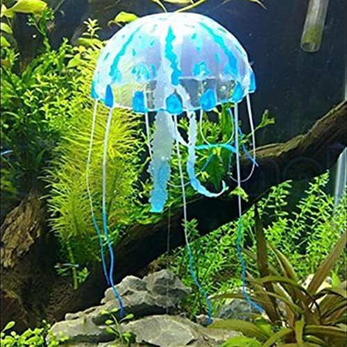 Yalych 10 pcs aquário aquário brilhante ornamento de aquário artificial águas de aquário exclusivo decoração de aquário de peixe