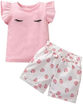 Roupas de bebê bebê 2pcs roupas conjuntos de presentes garotas