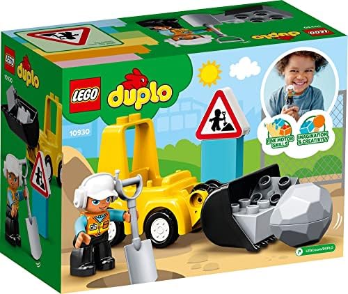 Veículo de construção de bulldozer da Town Duplo Town 10930 Conjunto de brinquedos, desenvolvimento precoce e brinquedos de atividade,