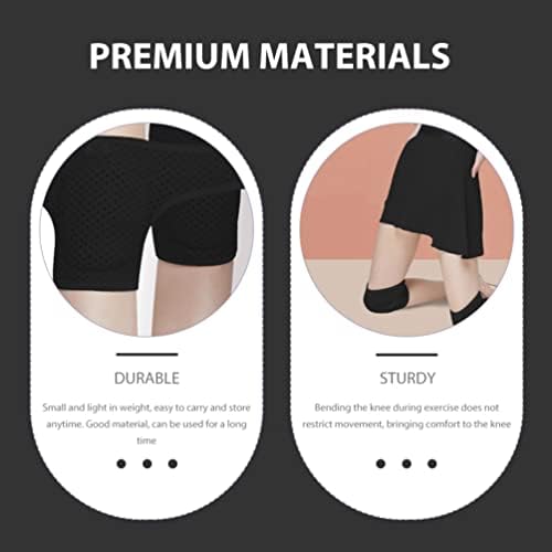 Joelheiras de vôlei de besportble 1 par de aparelhos de joelho de joelho respirável mangas joelheiras elásticas joelheiras