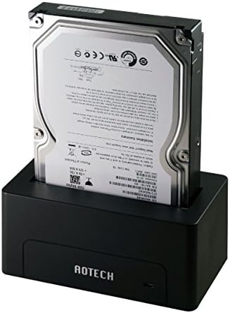 AOTECH AOK-ONHOT-U3S-A 10TB Compatível, modo ecológico, USB 3.0, UASP compatível, 2,5 e 3,5 polegadas de conexão SATA Stand compatível
