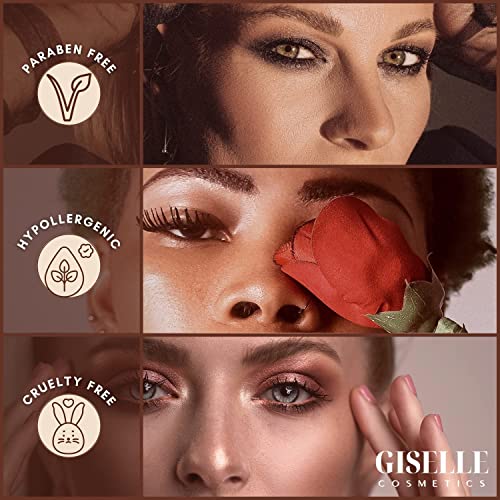 Giselle Cosmetics Bronzer mineral solto em pó para contorno facial, egoísta, 1,12 oz.