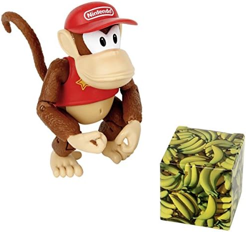 World of Nintendo 4 Diddy Kong com acessório de banana