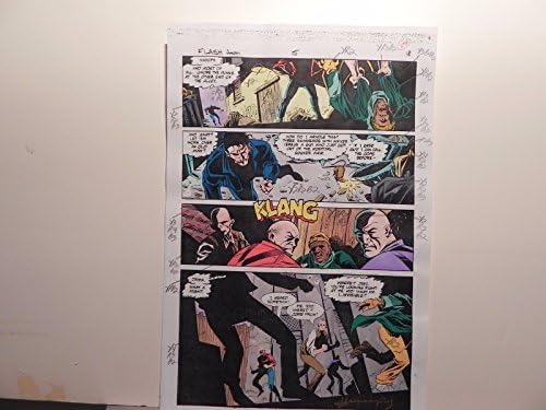 Guia de cores Nº 5 do Superhero Flash Vintage DC Flash assinado por Adrienne Roy PG18