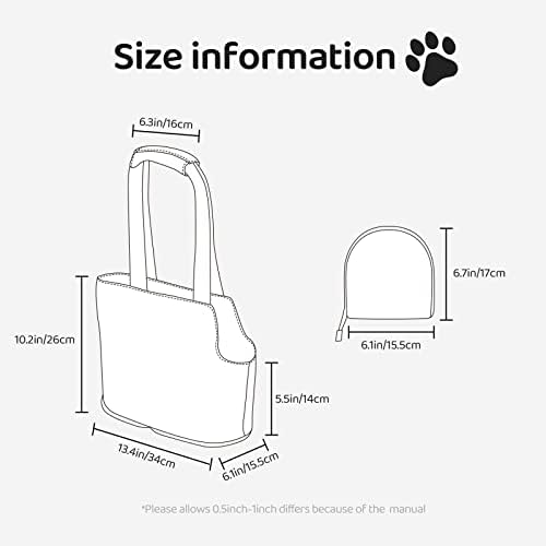 Transportadora de pet de pet-sager de face macia bolsa de mão saco de mão azul kavy-hibiscus padrão portátil cão/gato portátil