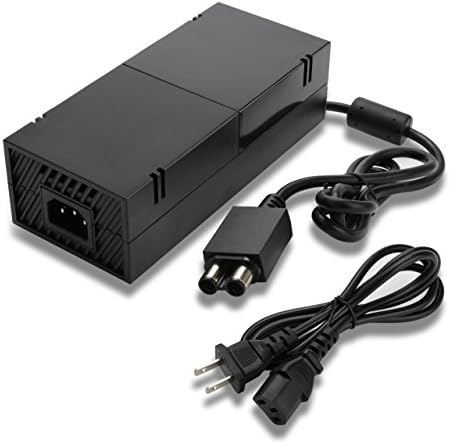 KOICAXY Adaptador Adaptador Adaptador de alimentação Power Charger Supply Cord preto para Xbox One