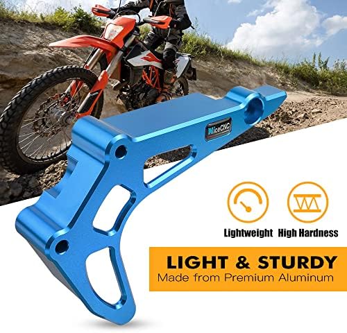 NICECNC Blue Sprocket Caso Saver Chain Guard Compatível com Husqvarna 701 Enduro/Supermoto 2017 2018 2019 2020