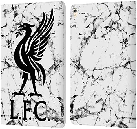 Caixa -chefe Designs de capa de cabeça oficialmente licenciados clube de futebol do Liverpool Black Livro de mármore PU PU Livro da carteira Caso de capa compatível com Apple iPad Pro 10.5