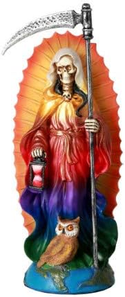 Santa Muerte Saint of Holy Death Seven Powers Religious Statue Fatuine