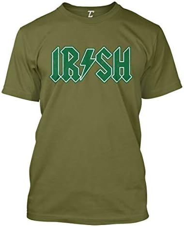 Boll de iluminação irlandesa - camiseta masculina do dia de St Patrick
