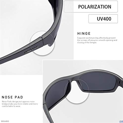 Design de marca óptica Novos óculos de sol polarizados, óculos de sol da moda masculina, caixa de cinturão de pesca de viagem