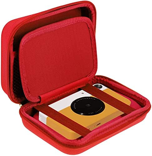 Navitech Red Pocket/Portable/Mobile Impressor de transporte compatível com a impressora de bolso Polaroid Mint
