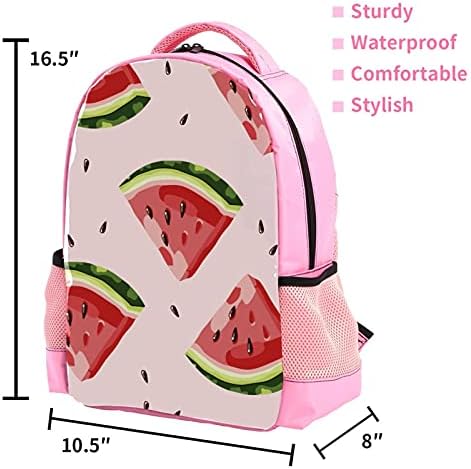 Mochila laptop VBFOFBV, mochila elegante de mochila de mochila casual bolsa de ombro para homens, mulheres, frutas rosa de