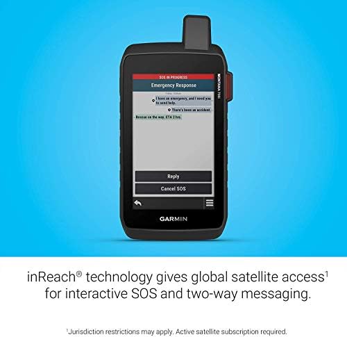 Garmin Montana 700i GPS robusto Navigador de tela sensível ao toque com tecnologia Inreach com pacote de banco eletrônico de Wearable4U Ultimate