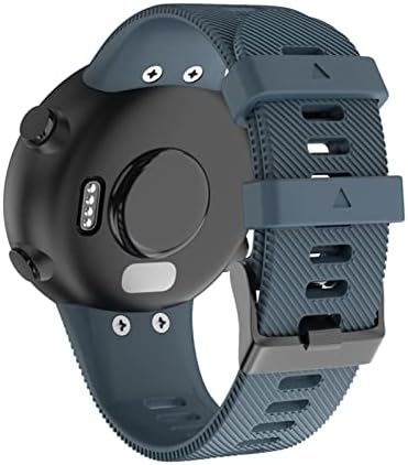 Houcy 18mm 20mm Soft Silicone Smart Watch Band para Garmin Forerunner 45 Watch Sport Sport Strap for Garmin Forerunner