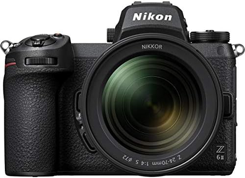 Nikon Z 6ii Câmera digital sem espelho com Nikkor Z 24-70mm f/4 s pacote de lente com 128 GB Cfexpress Type-B Cartão de memória, bolsa, bateria extra, carregador, kit de filtro e acessórios