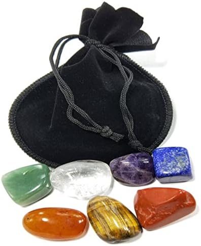 Sóia de viciados em sêniques 7pcs/conjunto Reiki Natural Stone Tambled Stone Irregular Polishing Rock Quartz Yoga Energy Bead para Chakra Healing Decoration