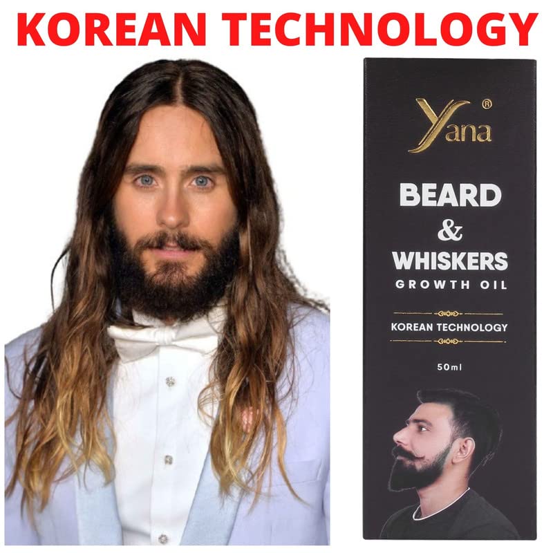 Óleo de barba Yana para barba irregular para todos os estilos de barba coreanos- pacote de tecnologia de 1