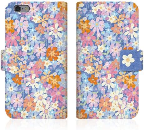 CASEMARKET [NOTEBOOK TIPO DE APPLE IPHONE 6 Design original Slim Notebook Case [Floral Summer Light Flower Botanical Pattern] iPhone