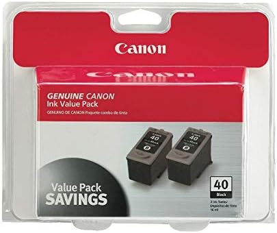 Canon PG-40 Black Twin Pack compatível com IP2600, IP1800, IP1700, IP1600, MX310 e MX300