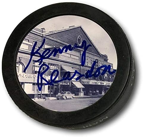 Kenny Reardon assinou hóquei puck autografado HOF Canadiens PSA/DNA AG51083 B34 - Pucks NHL autografados