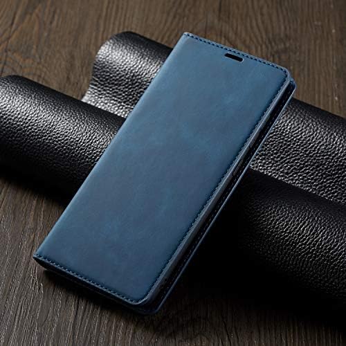 Eyzutak Premium PU Flip Folio Folio Case para Samsung Galaxy A51, Case Protetora com Cartão Magnético da Cartão de Kickstand Tampa de carteira à prova de choque para Samsung Galaxy A51 - Azul
