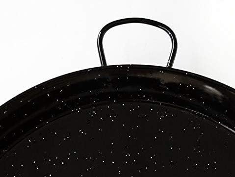 VAELLO CAMPOS ENAMELLED ACELE PANELLA PAN, 38 cm, 38 cm, preto