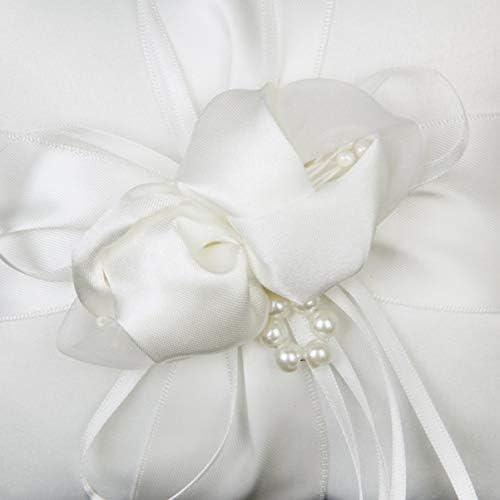 Veasoon anel de travesseiro de travesseiro de casamento travesseiro branco anel de casamento travesseiro, anel de casamento