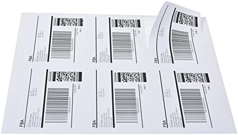 9527 Produto 6 UP 3-1/3 x 4 Etiquetas de adesivos Endereço de entrega Endereço de endereço para impressora a laser/tinta,