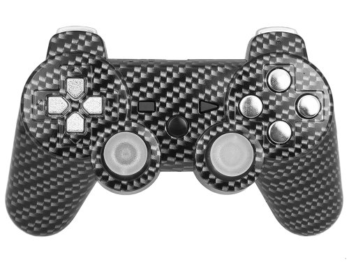 PS3 PlayStation 3 Fibra de carbono Controlador Modded Cod Ghosts, Black Ops 2 Quickscope, Jitter, Shot Shot, Aim -Aim