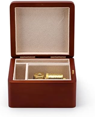 Simple Wooden 23 Note Petite Music Jewelry Box - Phantom of the Opera