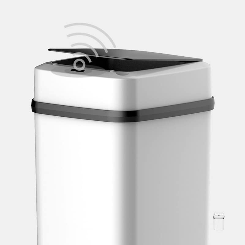 Lixo de indução inteligente de tatsen lata com lixo de cozinha lata de lata de lata de casa de abertura e fechamento