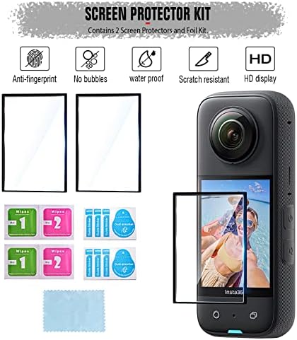 Kit de acessórios para câmeras de ação Heymoontong para Insta360 One X3 - Estrutura de alojamento de câmera protetora