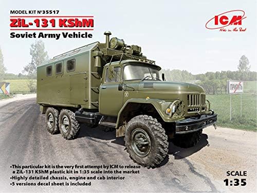 MODELOS ICM ZIL-131 KSHM Soviético Veículo do Exército