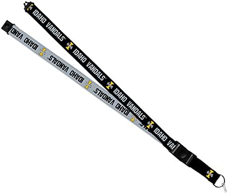 Rico Industries Idaho Vandals NCAA Lanyard oficialmente licenciado. Impressão de dupla face, ótima para qualquer fã e aluno. Fivela destacável. Seguro, funcional e leve peso