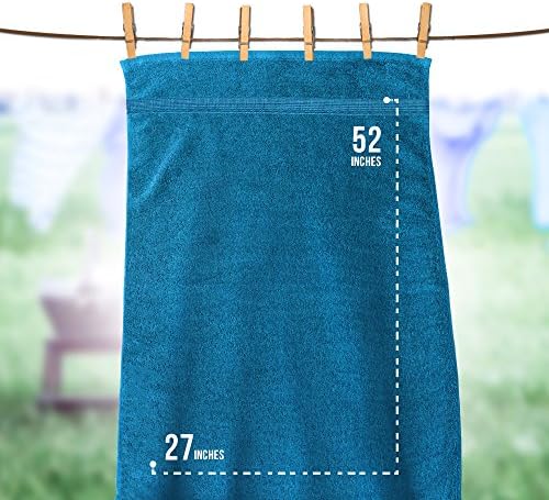 Crystaltowels 7 toalhas de banho - extra -absorvente - algodão - 27 x 52