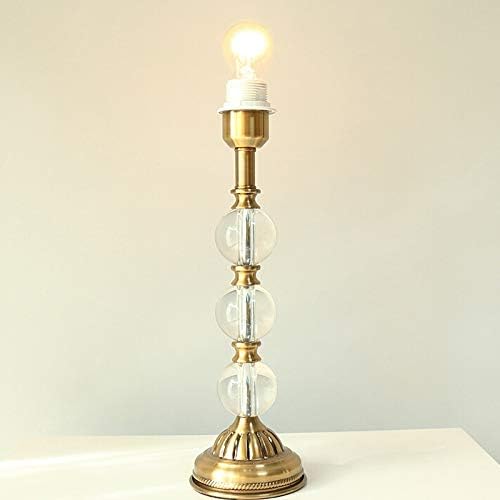 não-logo wajklj clássico de quarto americano mesa leve hall de luz europeia lâmpada de mesa de cristal de vidro