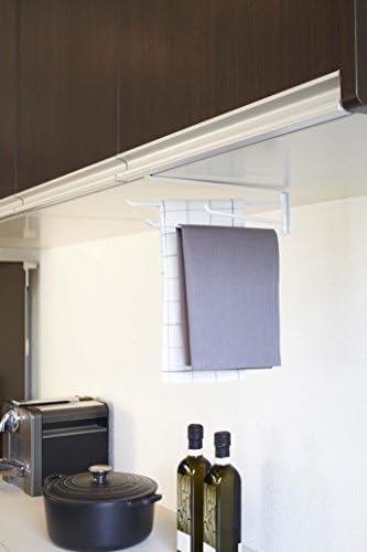 Yamazaki kt-tw i wh wh under gabinet prato toalha, 約 w1.5 × d26 × h9.5cm, branco