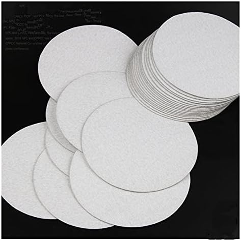 Lixa de lixadeira 20 discos de lixa seco de 4 polegadas de 4 polegadas de 100 mm, areia de lixa 60-1000 e discos de loop, para polimento